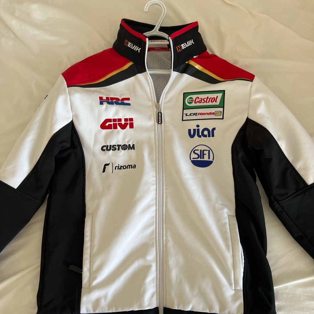 Men's Performance Jacket - Black, White, Red